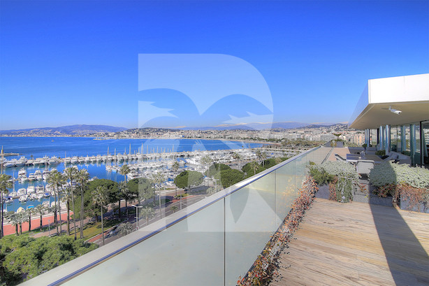 apartment in Cannes : Rent prestigious 5 bedroom penthouse on the famous Croisette with stunning sea views - Photo 12