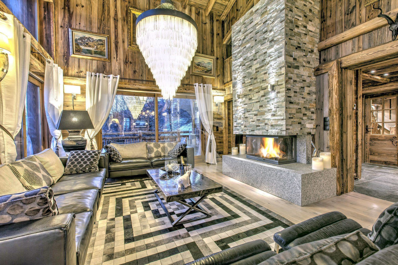 villa in Megève : Rent this ultimate luxury chalet in Mont d'Arbois, walking distance to Megeve. - Photo 2