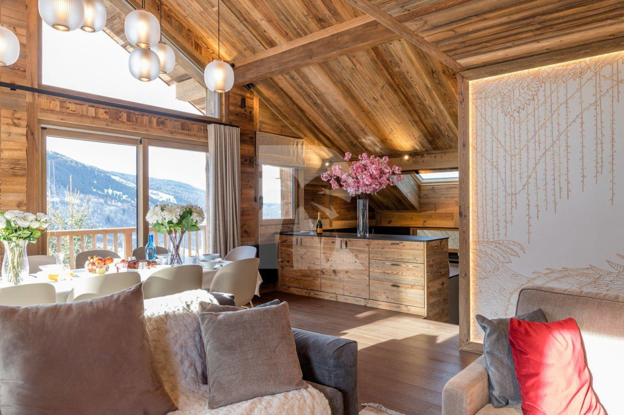 villa in Méribel : Rent this 6 bedroom chalet in a quiet area in Mussilon - Photo 4