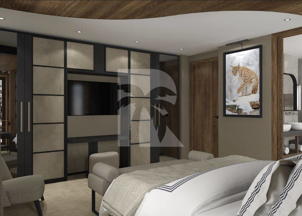villa in Megève : Rent this 5 luxury bedrooms chalet in Mont d'arbors - Photo 7
