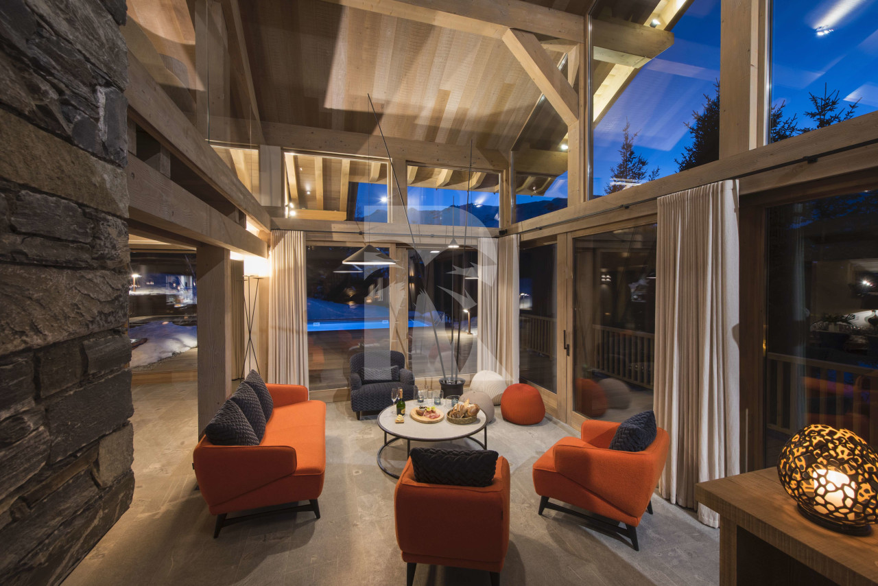 villa in Méribel : Rent one of the most luxury chalet in Meribel - Photo 3