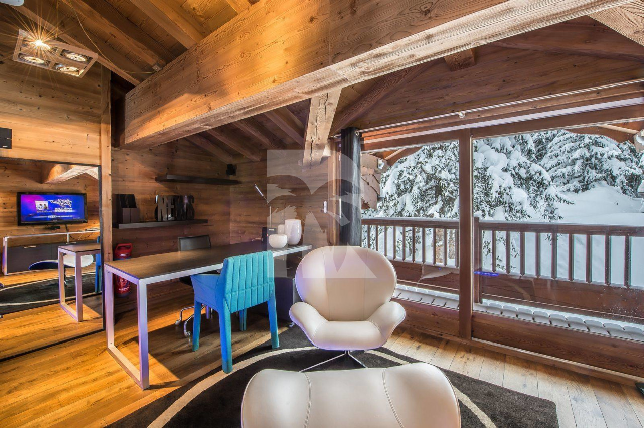 villa in Courchevel : Rent a Ski in / ski out Chalet on Pralong slopes. - Photo 10