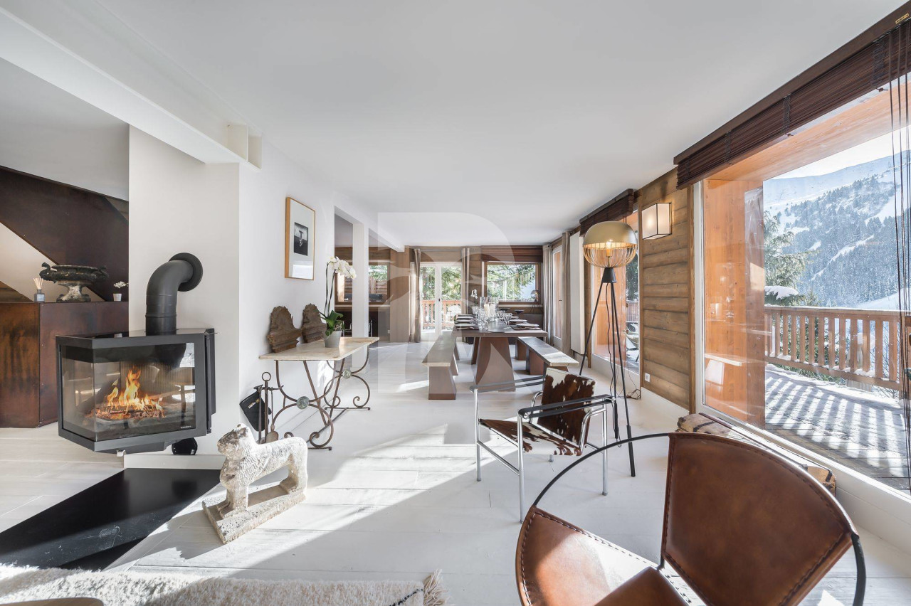 villa in Méribel : Rent this brand new chalet at 220m from the slopes - Photo 2