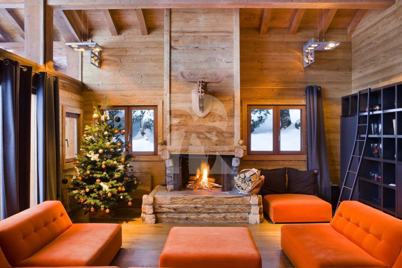 villa in Courchevel : Rent a Ski in / ski out Chalet on Pralong slopes. - Photo 5