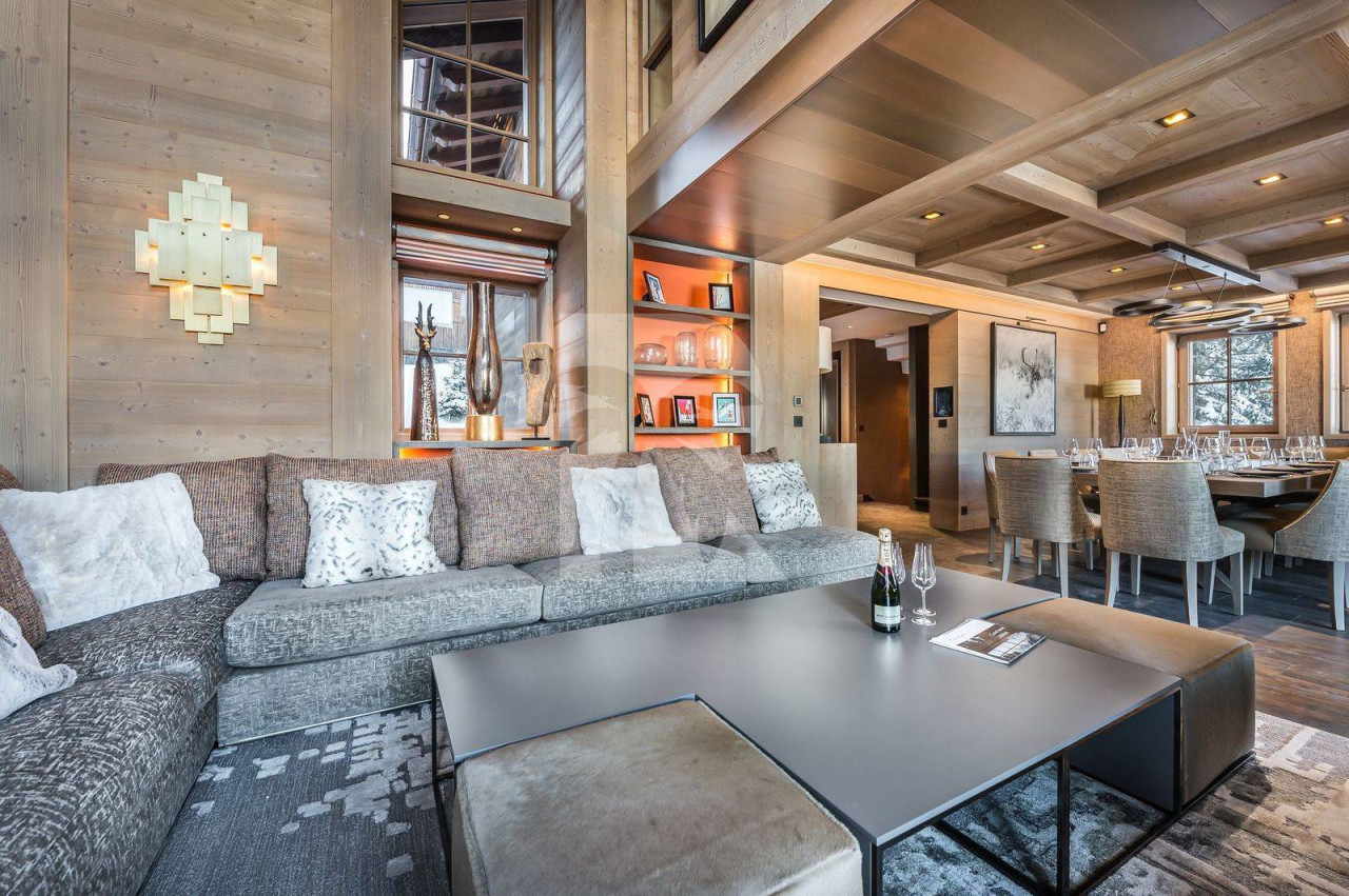 villa in Courchevel : Rent a brand new chalet of 900 sqm located in Courchevel 1850 - Photo 5