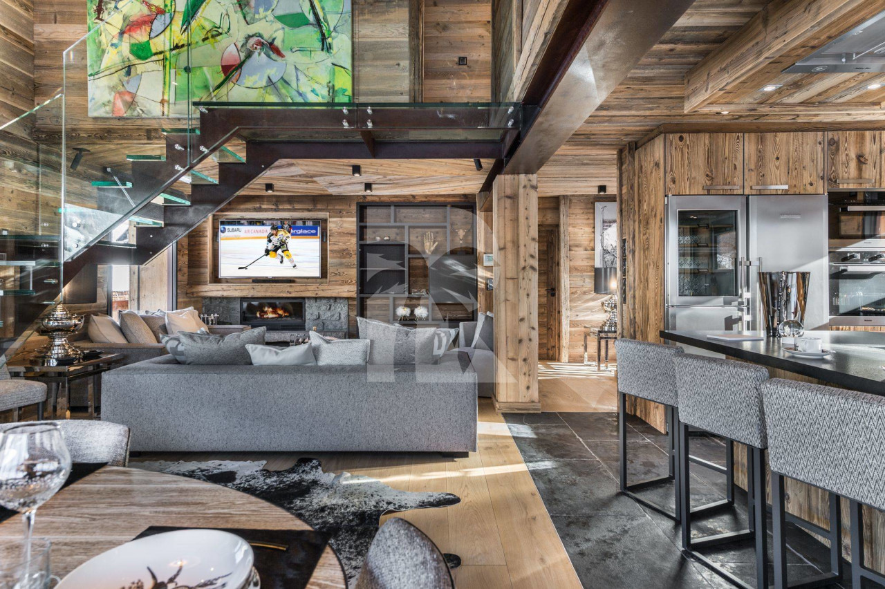 villa in Megève : Rent this exceptional chalet in Megeve Center. - Photo 3
