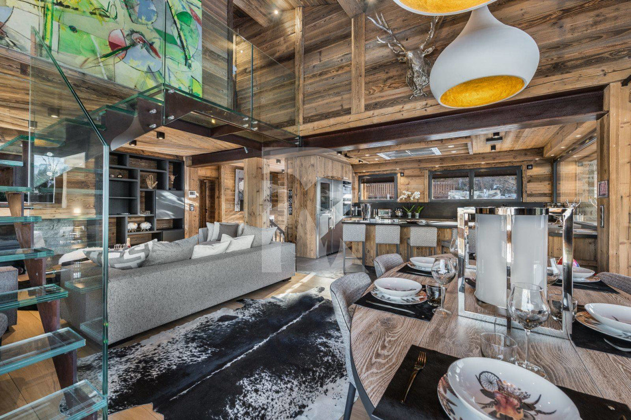 villa in Megève : Rent this exceptional chalet in Megeve Center. - Photo 4