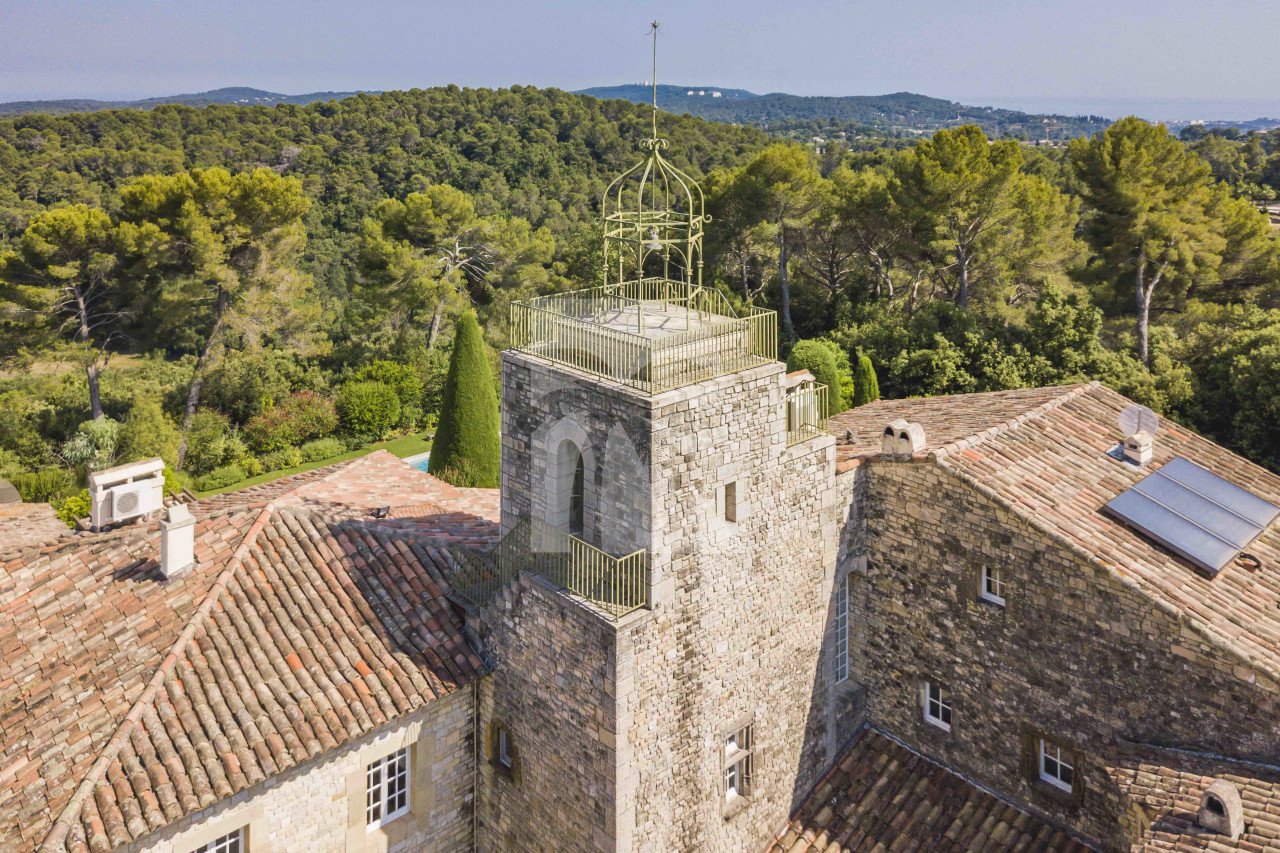 villa in Valbonne : Rent a unique Domaine between Mougins and Valbonne located on prestigious grounds of a total of 18 hectars with a tennis court. - Photo 5