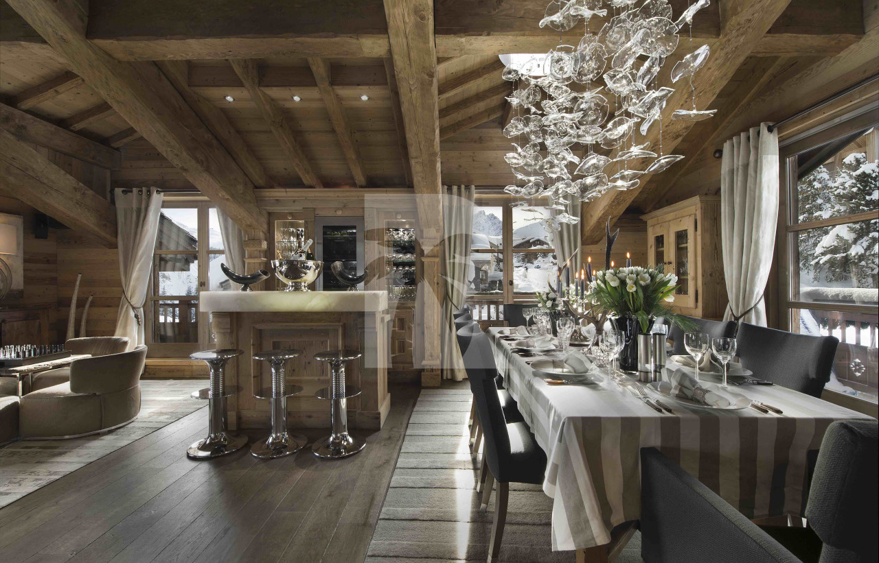 villa in Courchevel : Rent this exceptional luxury chalet of 800 sqm in Nogentil - Photo 3