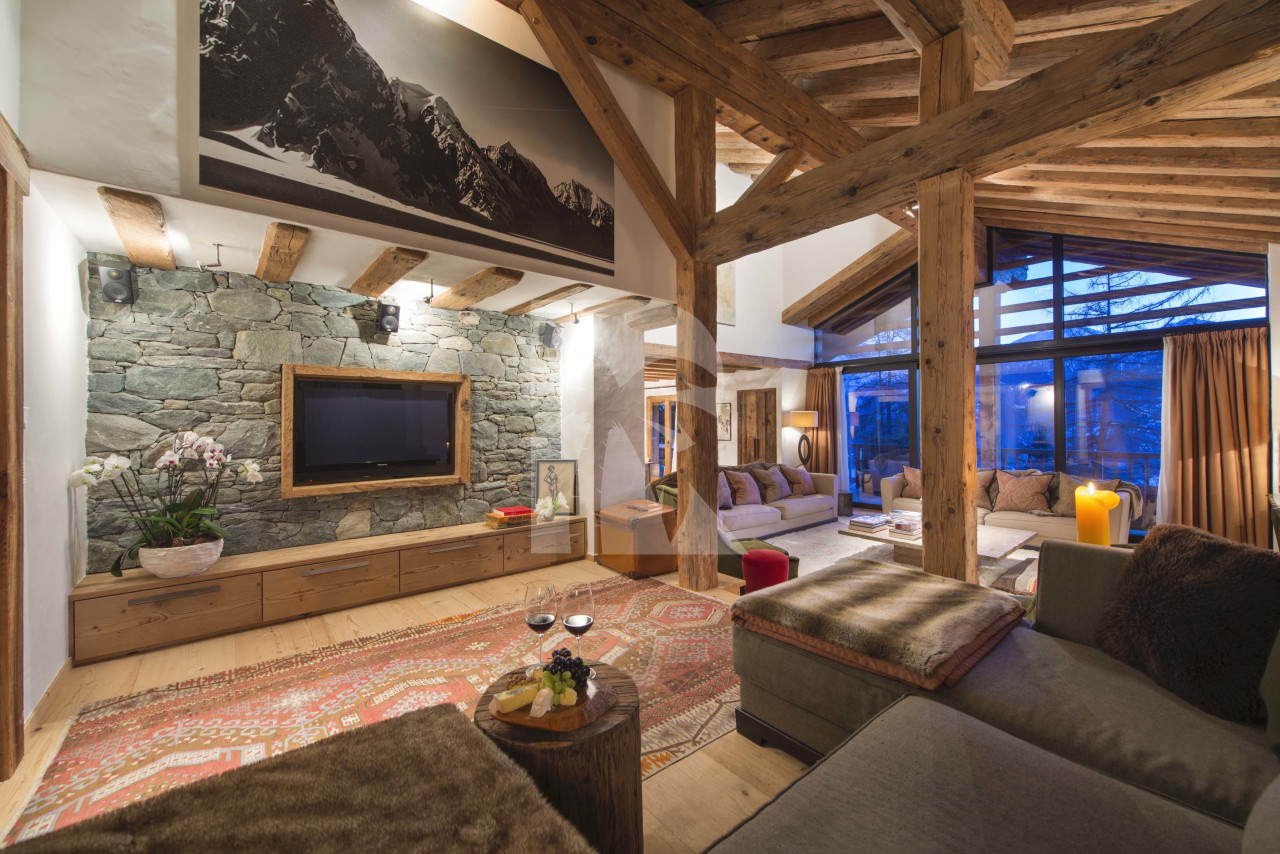 villa in Verbier : Rent this impressive luxury Verbier in the heart of the village - Photo 3