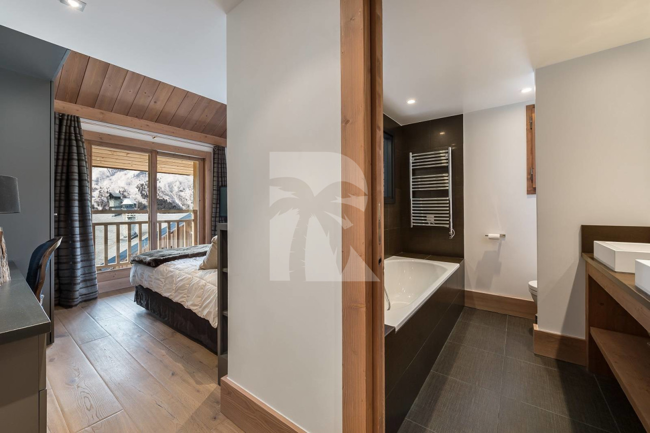 villa in Méribel : Rent this lovely chalet located in Morel close to the ski lift. - Photo 11
