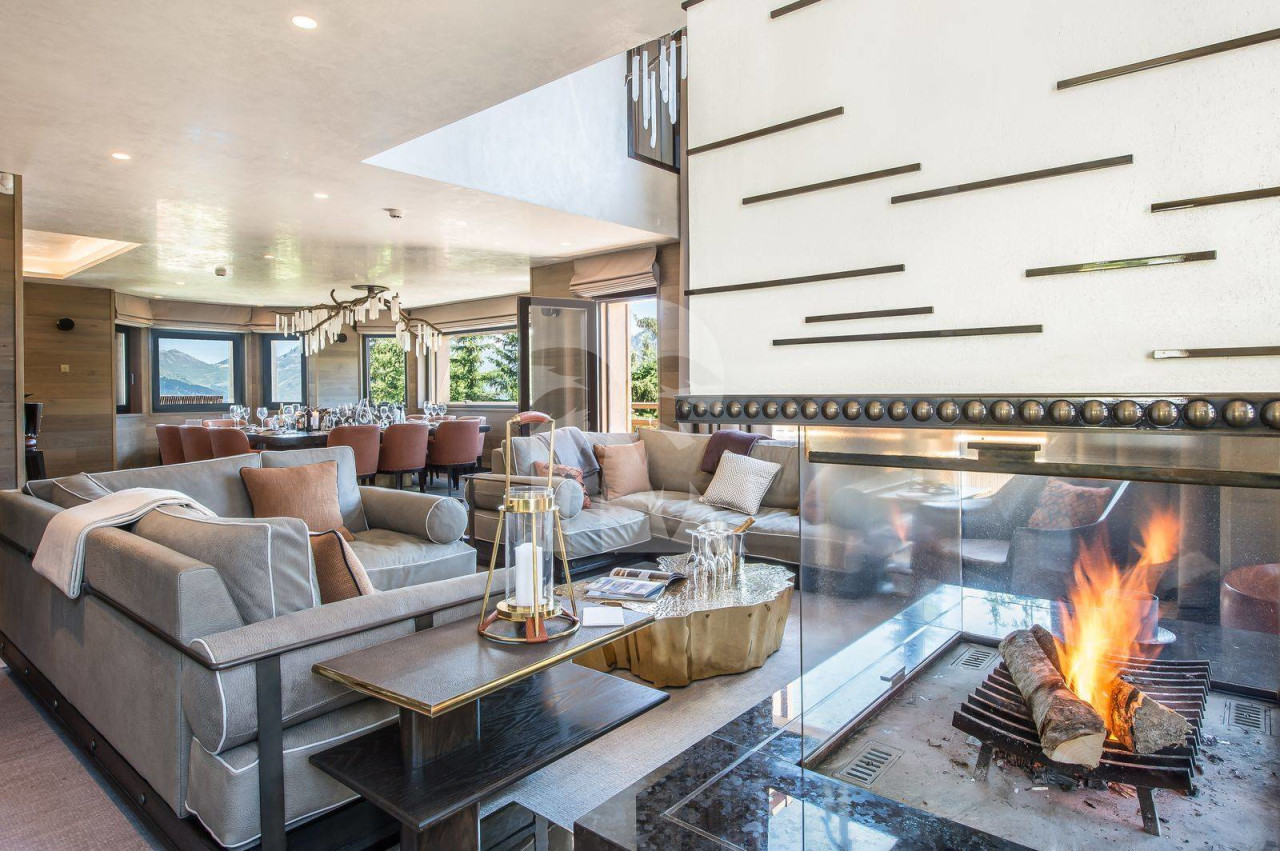 villa in Courchevel : Rent this 8 bedrooms luxury chalet in Nogentil Courchevel 1850 - Photo 4