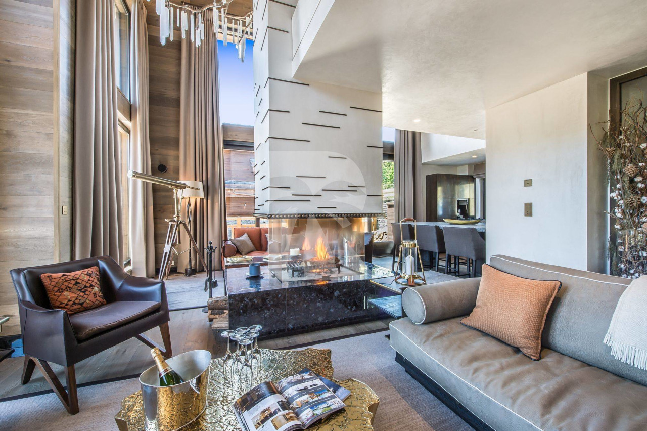 villa in Courchevel : Rent this 8 bedrooms luxury chalet in Nogentil Courchevel 1850 - Photo 5