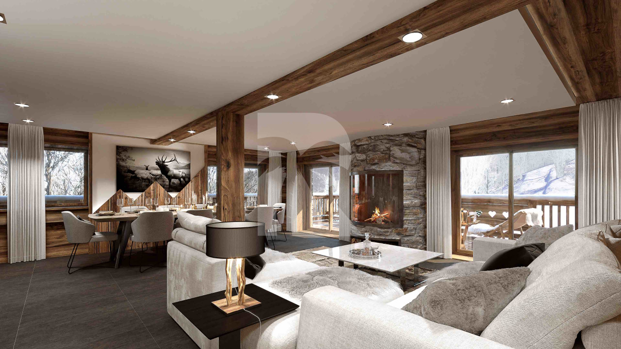 villa in Méribel : Rent this luxury Ski in/ski out Chalet in Méribel - Photo 3