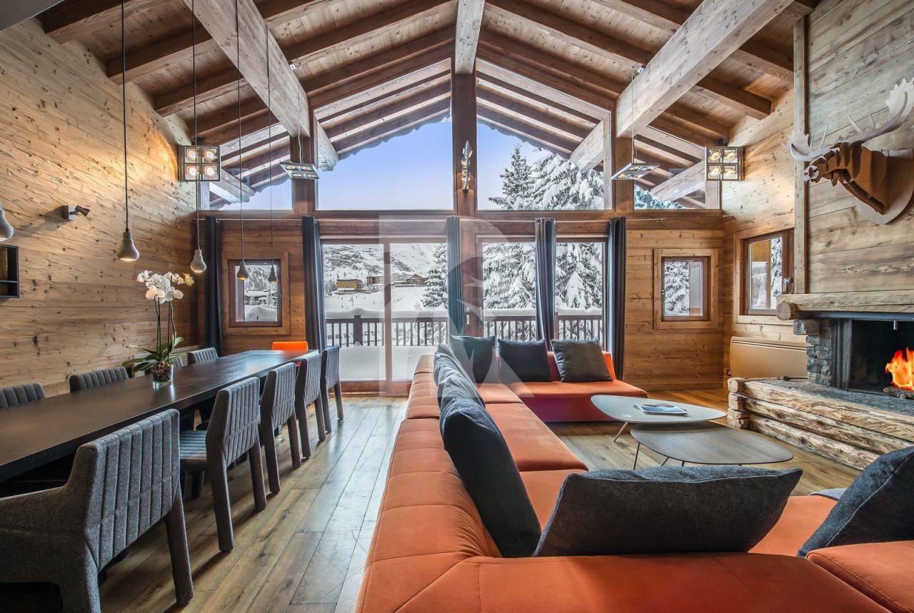 villa in Courchevel : Rent a Ski in / ski out Chalet on Pralong slopes. - Photo 0