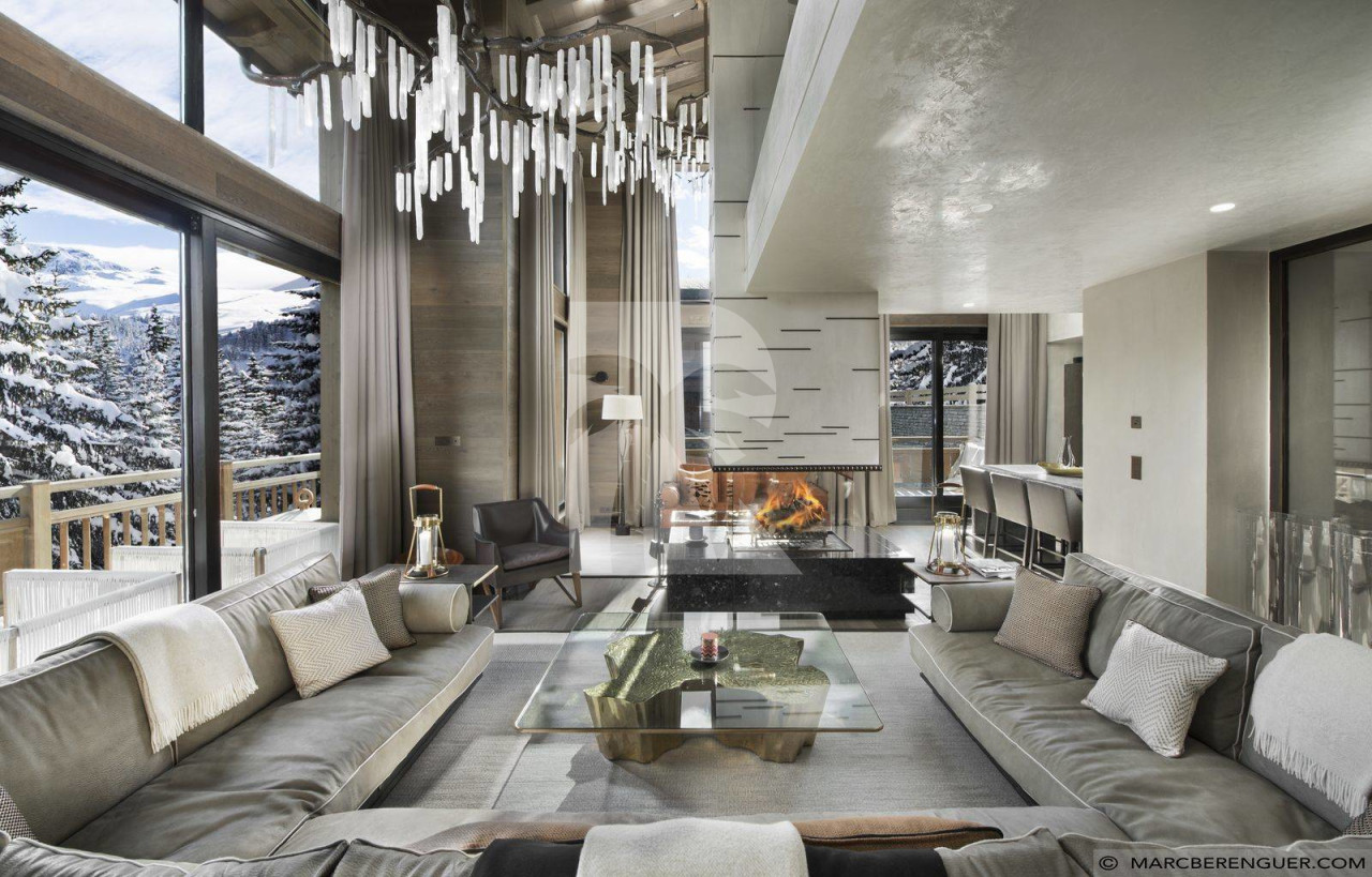villa in Courchevel : Rent this 8 bedrooms luxury chalet in Nogentil Courchevel 1850 - Photo 6