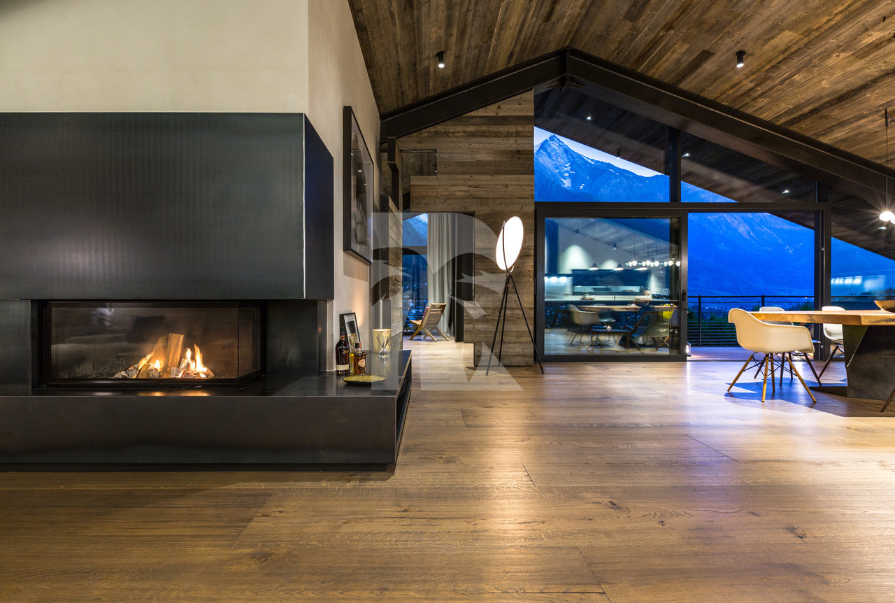 villa in Chamonix : Rent this very modern chalet with stunning views - Photo 7