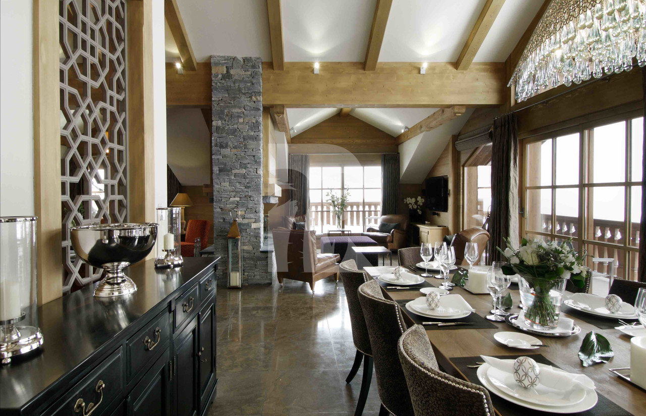 villa in Courchevel : Rent this wonderful 6 bedrooms chalet in Bellecôte area fully staffed. - Photo 7