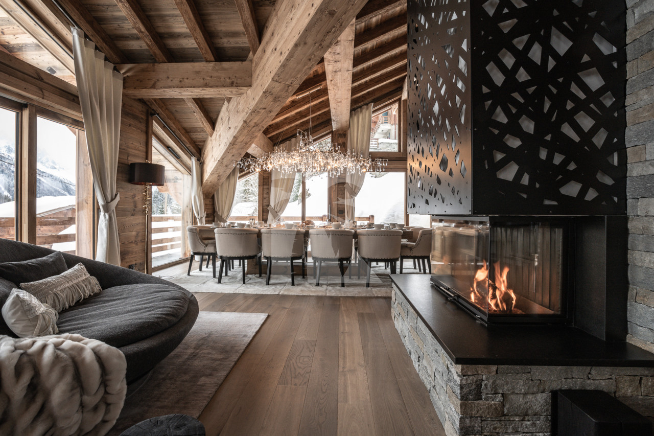 villa in Chamonix : Rent this luxurious chalet with indoor swimming pool with a high level of comfort. - Photo 7