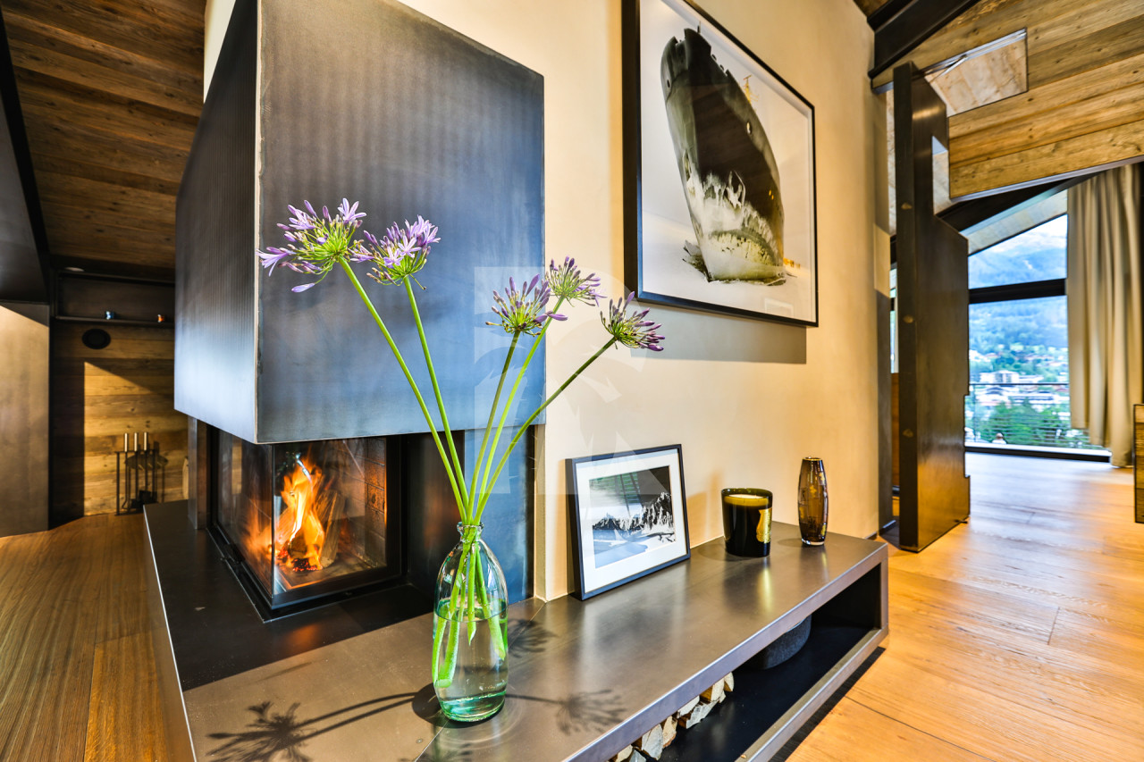 villa in Chamonix : Rent this very modern chalet with stunning views - Photo 2