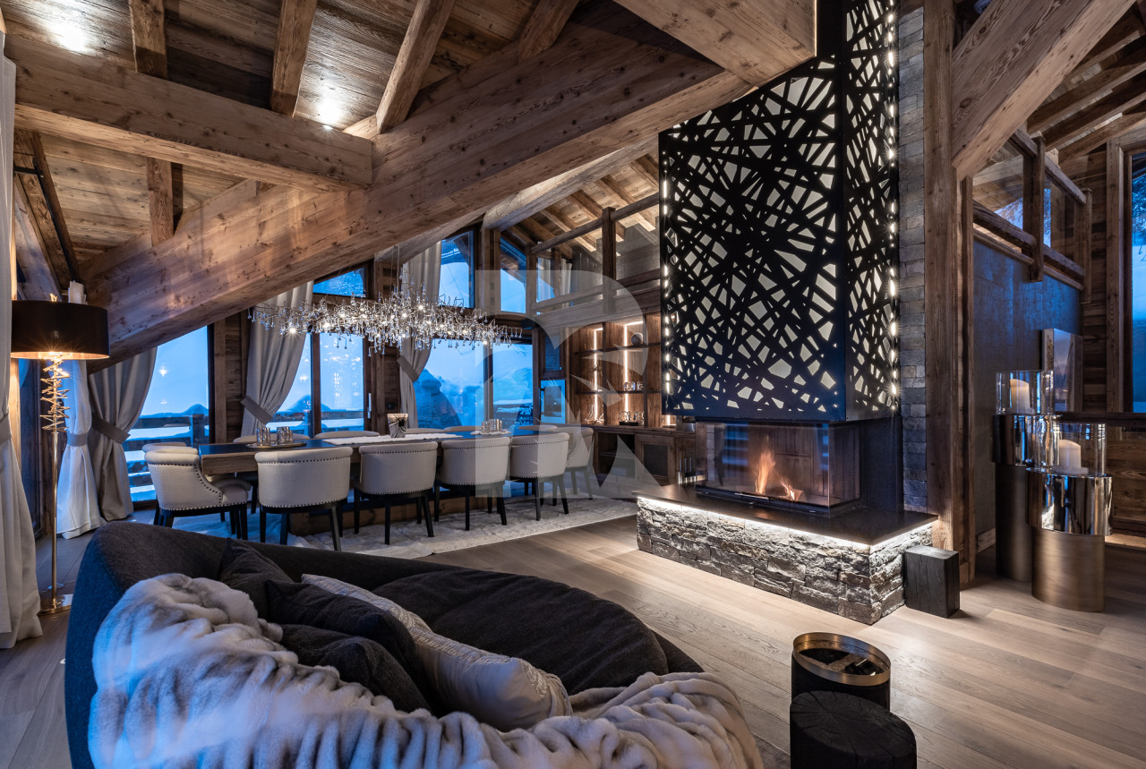 villa in Chamonix : Rent this luxurious chalet with indoor swimming pool with a high level of comfort. - Photo 4