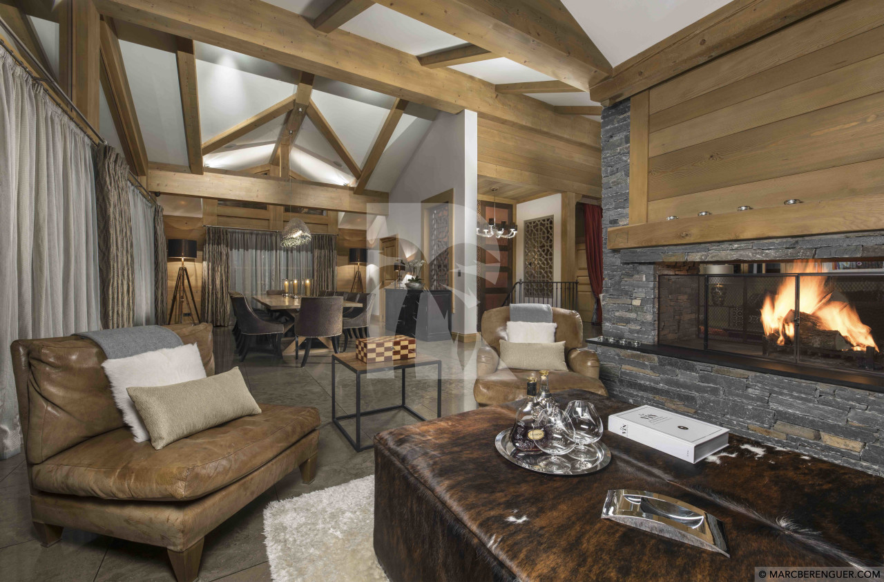 villa in Courchevel : Rent this wonderful 6 bedrooms chalet in Bellecôte area fully staffed. - Photo 5
