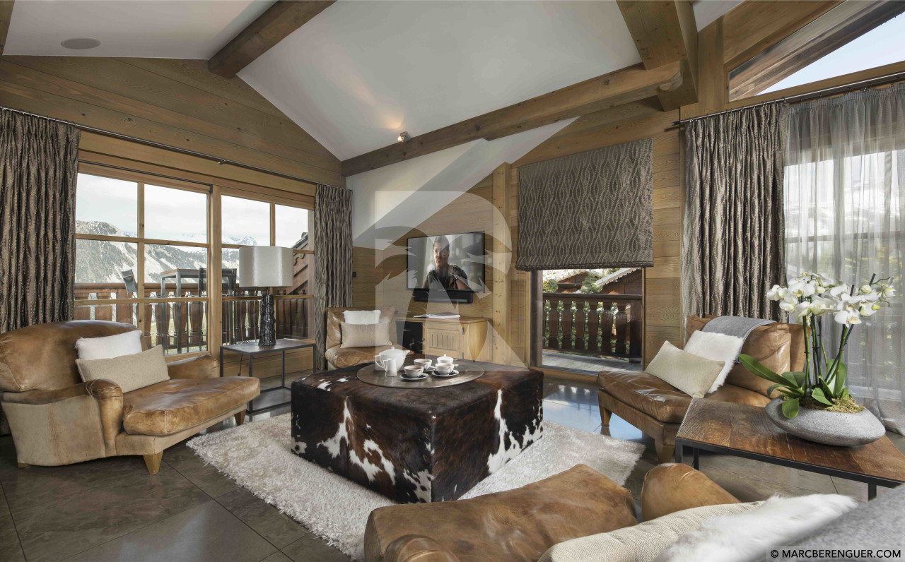 villa in Courchevel : Rent this wonderful 6 bedrooms chalet in Bellecôte area fully staffed. - Photo 2
