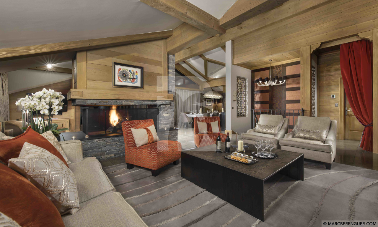 villa in Courchevel : Rent this wonderful 6 bedrooms chalet in Bellecôte area fully staffed. - Photo 4