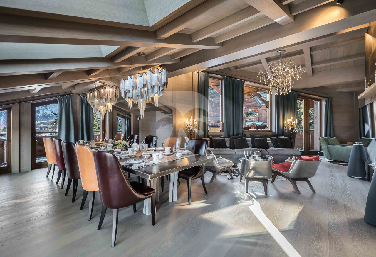 villa in Courchevel : Rent this luxurious 5 bedroom chalet, catered, with all the amenities . - Photo 5
