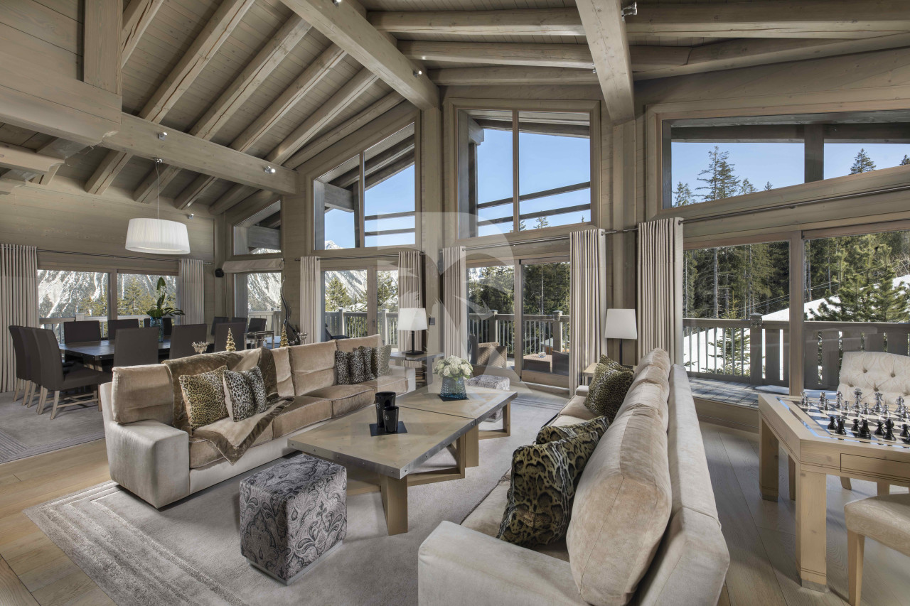 villa in Saint-Bon-Tarentaise : Rent this unique ski-in/ski-out  chalet location, with a panoramic view overlooking the valley. - Photo 2