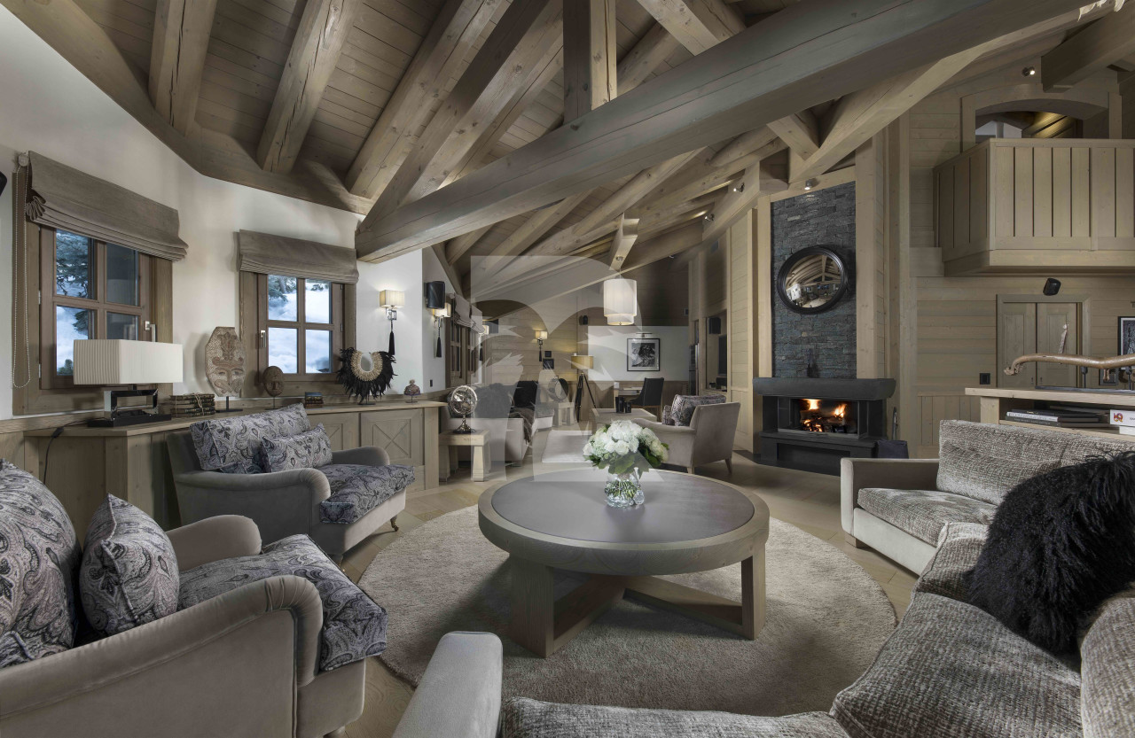 villa in Courchevel : Rent this ski in / Ski out Chalet on the Cospillot slopes for 12 guests. - Photo 5