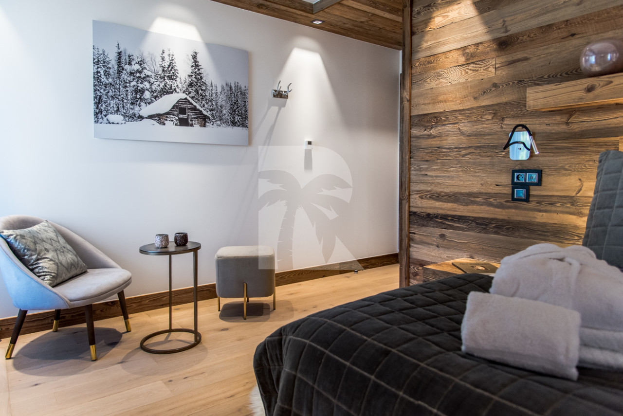 villa in Courchevel : Rent this brand new chalet in Courchevel 1850 close to the slopes, with a lovely spa. - Photo 9