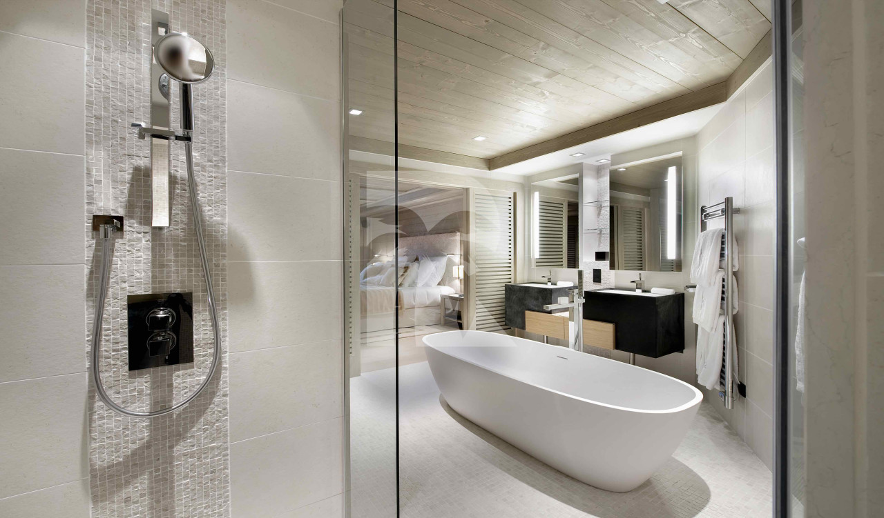 villa in Saint-Bon-Tarentaise : Rent this unique ski-in/ski-out  chalet location, with a panoramic view overlooking the valley. - Photo 11