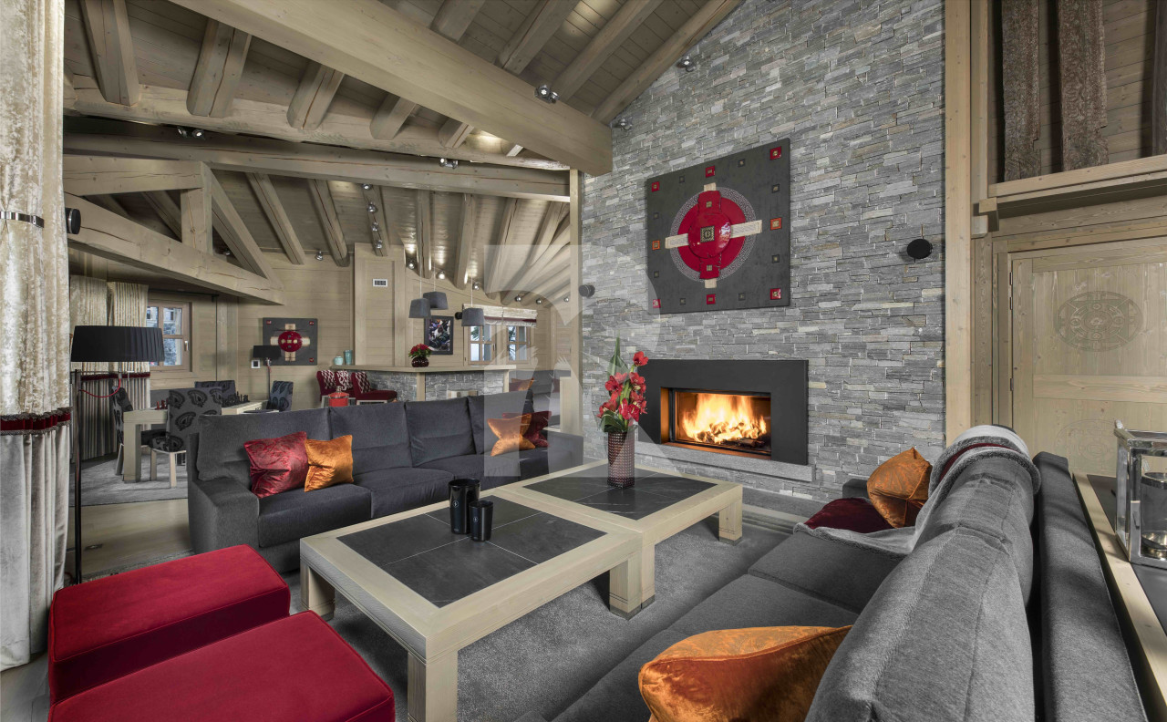 villa in Saint-Bon-Tarentaise : Rent this 5 bedrooms luxurious chalet on the slopes in Courchevel 1850 - Photo 3