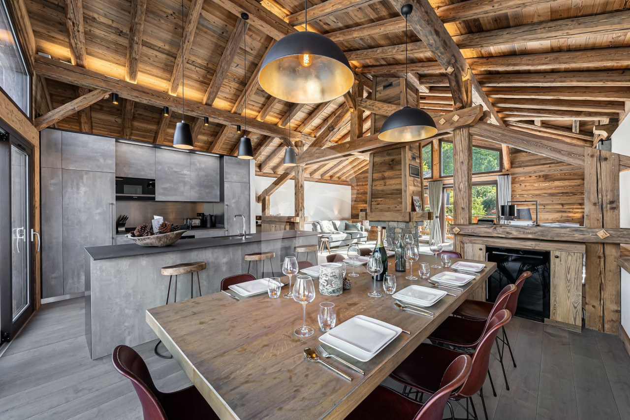 villa in St Martin de Belleville : Rent this renovated barn for 10 guest in Villarabout. - Photo 1