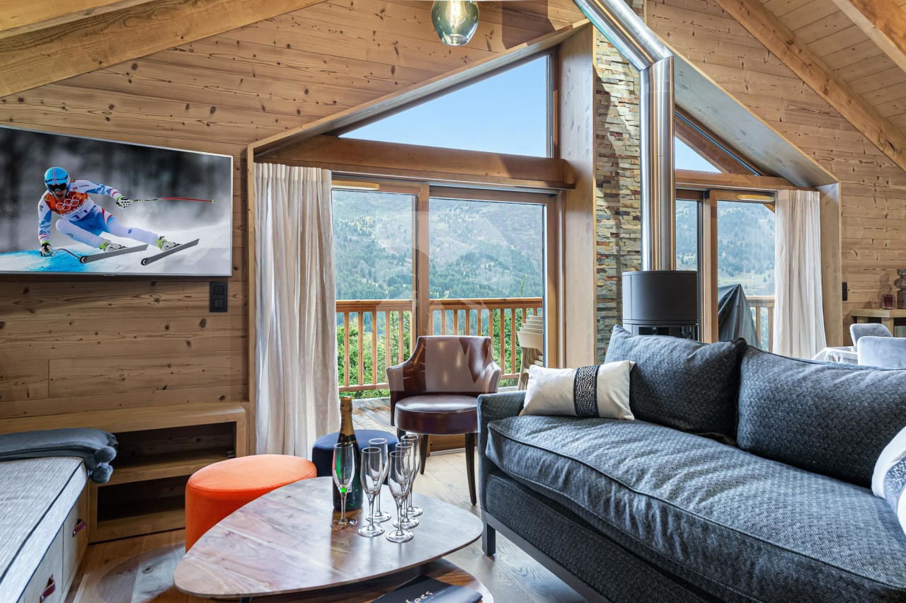 villa in Meribel : Rent this new built chalet in the Plateau of Méribel with a gorgeous view for 12 guests. - Photo 5
