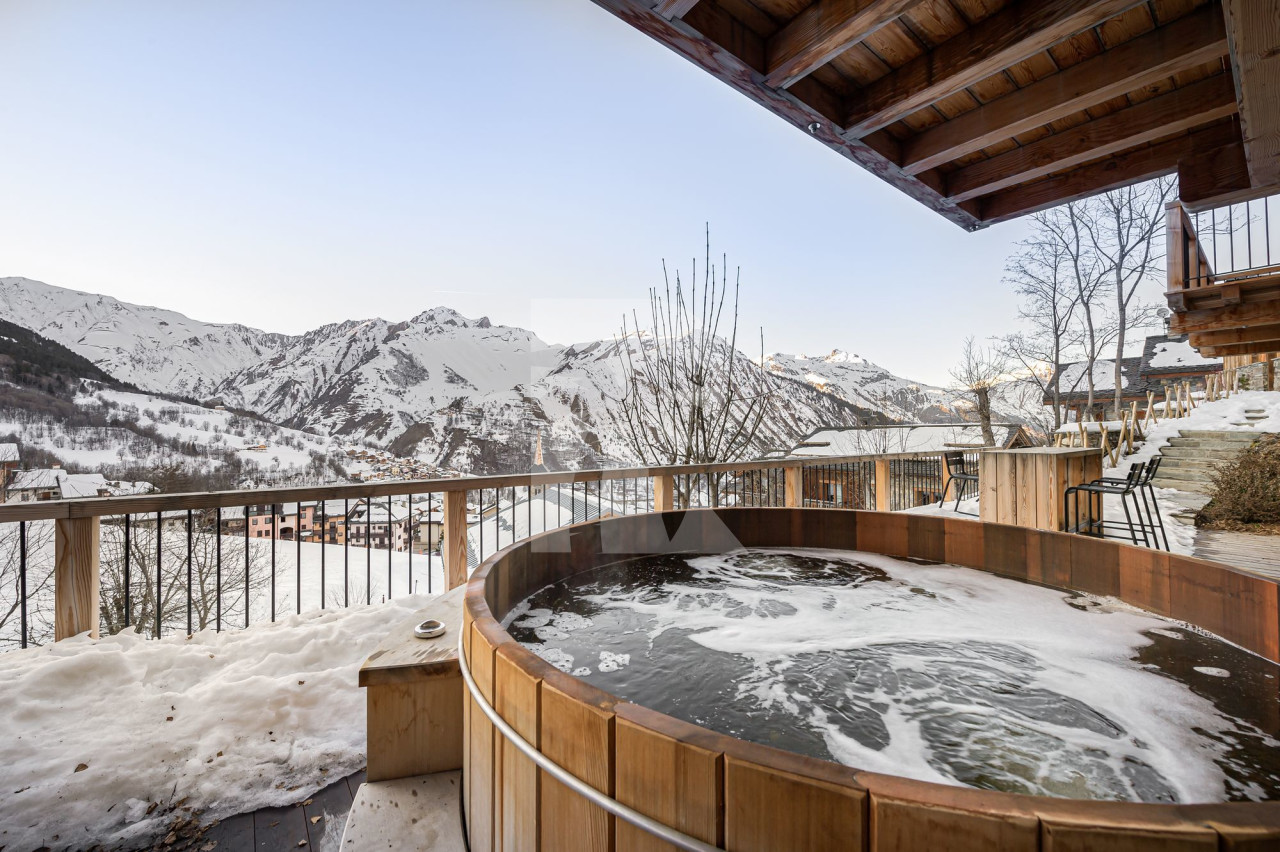 villa in St Martin de Belleville : Rent this ski in ski out chalet in St Martin de Belleville for 14 guests. - Photo 12
