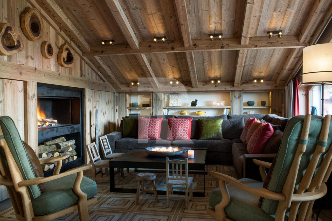 villa in Courchevel : Rent this ultimate luxury chalet of 6 ensuite bedrooms located in les Chenus. - Photo 4