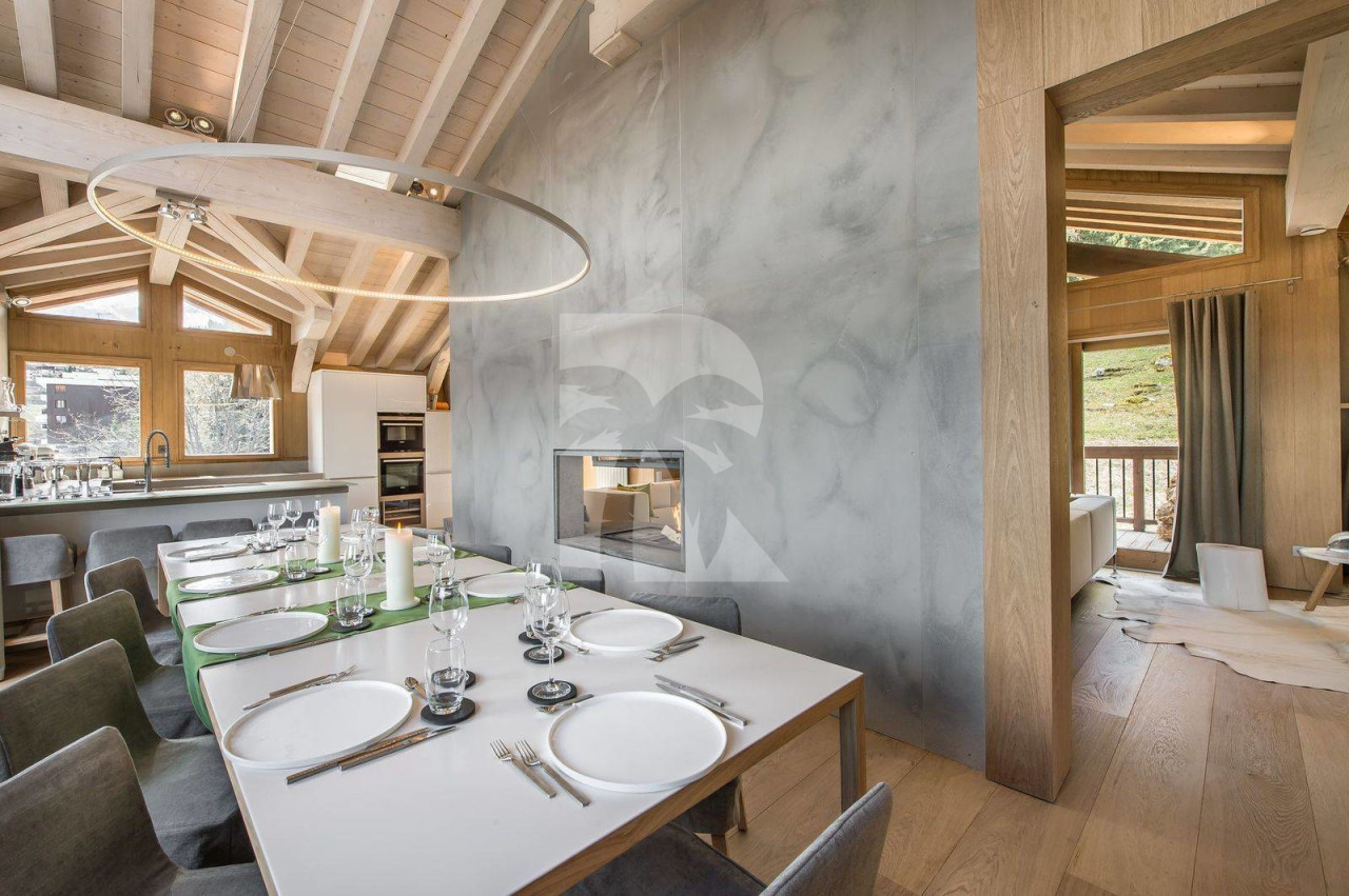 villa in Courchevel : Rent this beautiful new modern chalet in Courchevel Village for 11 guests. - Photo 8