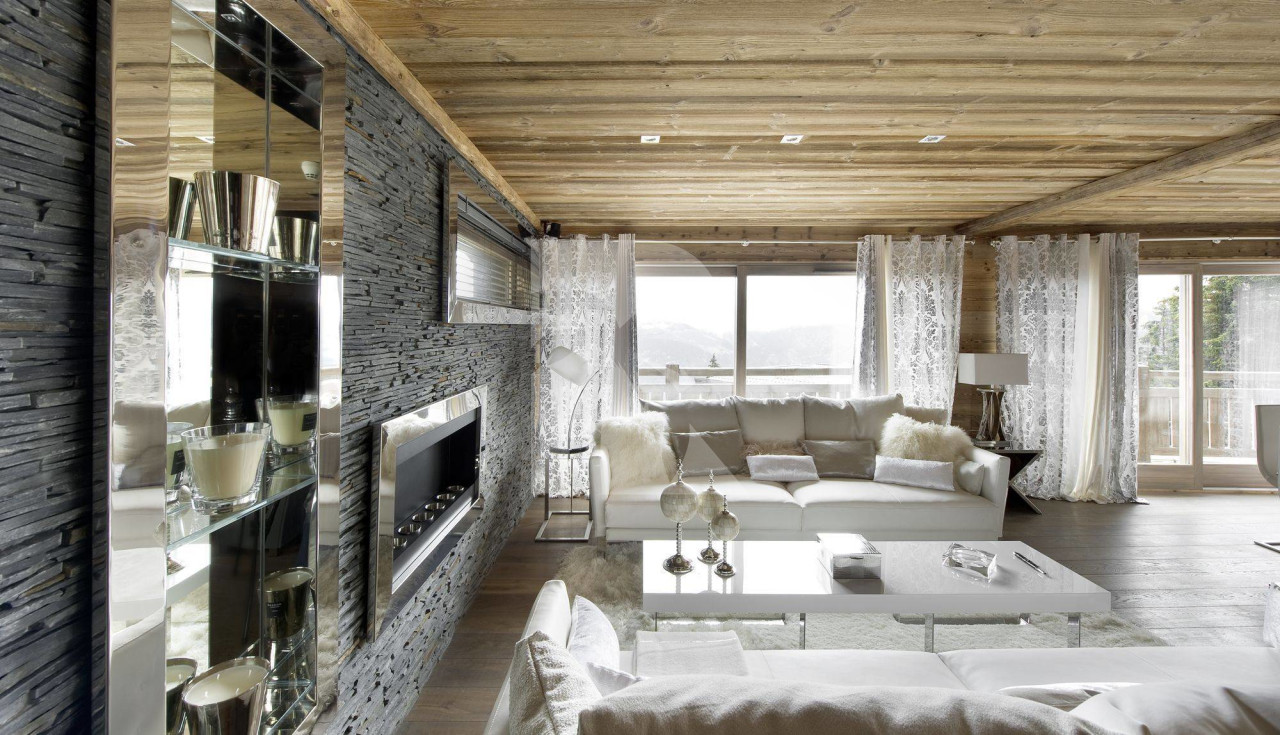 villa in Courchevel : Rent this ultimate luxury chalet Aster  located near the centre of Courchevel 1850 - Photo 4