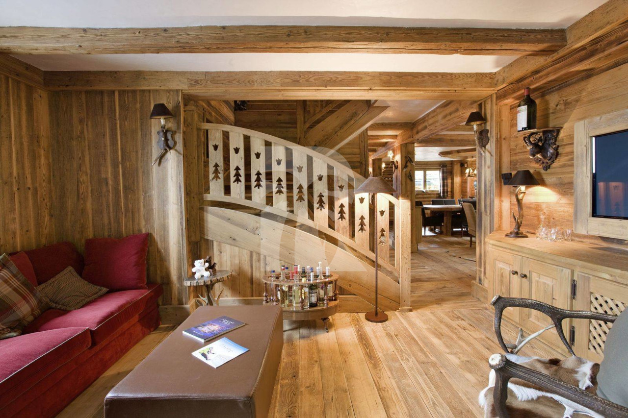 villa in Courchevel : Rent this authentic mountain chalet in the District of Plantret. - Photo 3