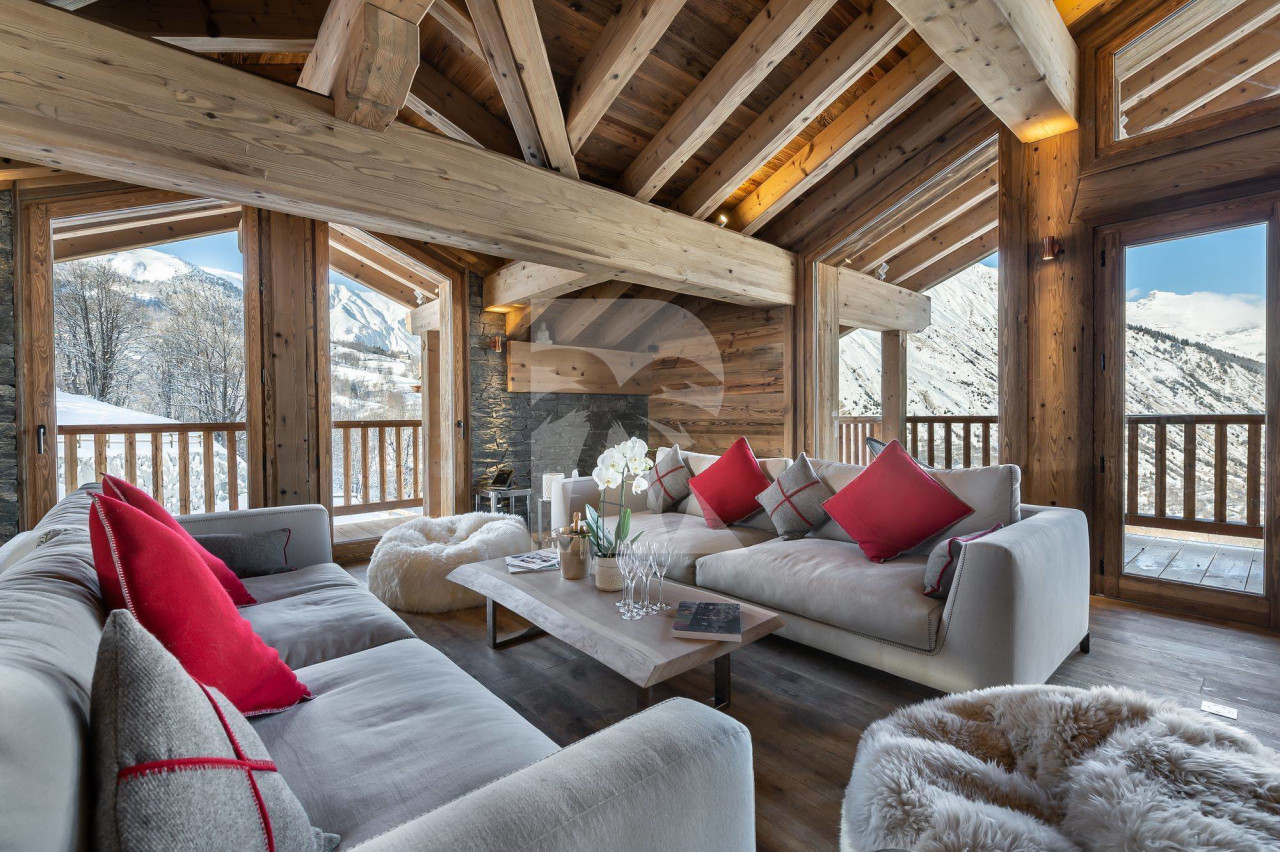 villa in St Martin de Belleville : Rent this modern chalet located in St Martin de Belleville with an indoor swimming pool - Photo 5