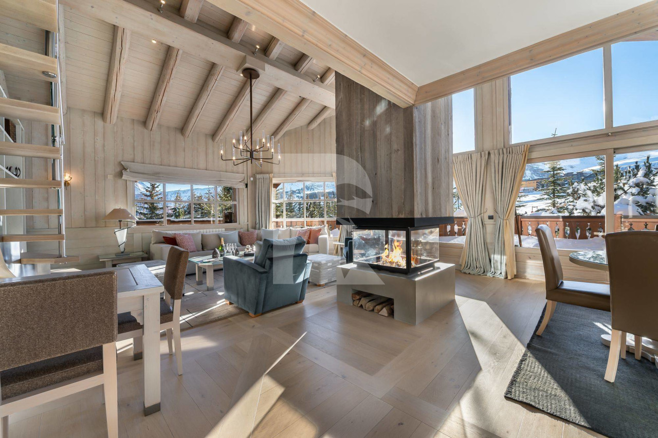 villa in Courchevel : Rent this family Chalet located in the Pralong area within fifty meters from the slopes. - Photo 6