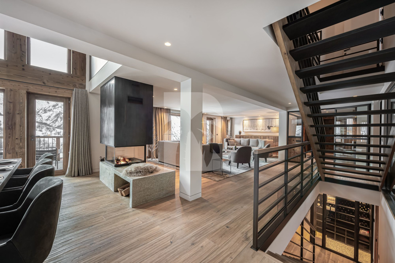 villa in St Martin de Belleville : Rent this ski in ski out chalet in St Martin de Belleville for 14 guests. - Photo 8