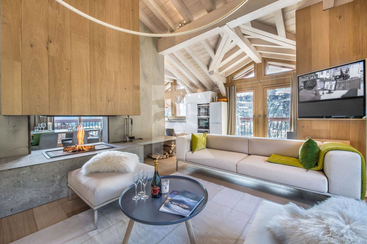 villa in Courchevel : Rent this beautiful new modern chalet in Courchevel Village for 11 guests. - Photo 10