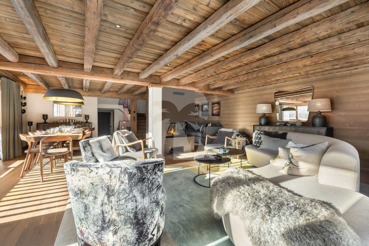 villa in Meribel : Rent this prestigious and comfortable chalet for 10 guests in Méribel Le Raffort. - Photo 5