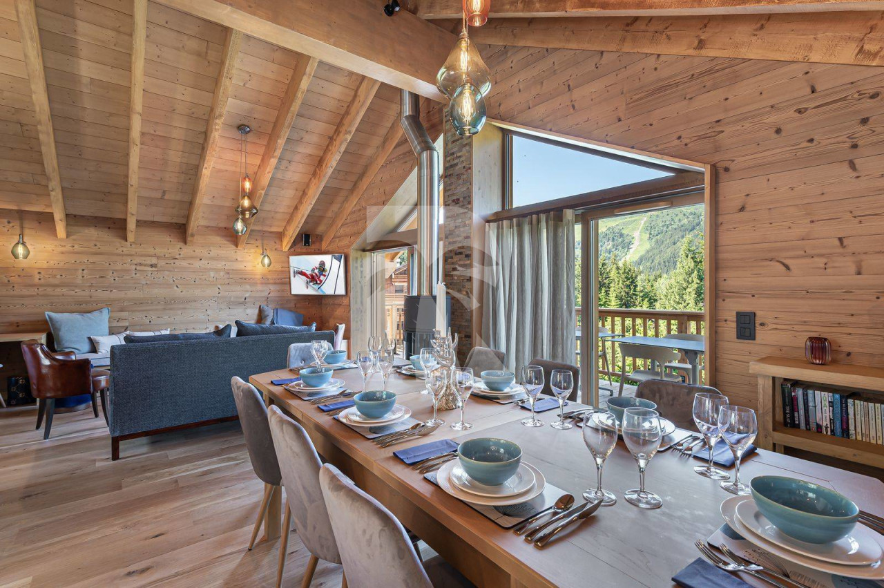 villa in Meribel : Rent this new built chalet in the Plateau of Méribel with a gorgeous view for 12 guests. - Photo 6