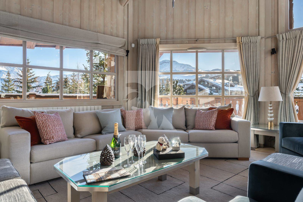 villa in Courchevel : Rent this family Chalet located in the Pralong area within fifty meters from the slopes. - Photo 2