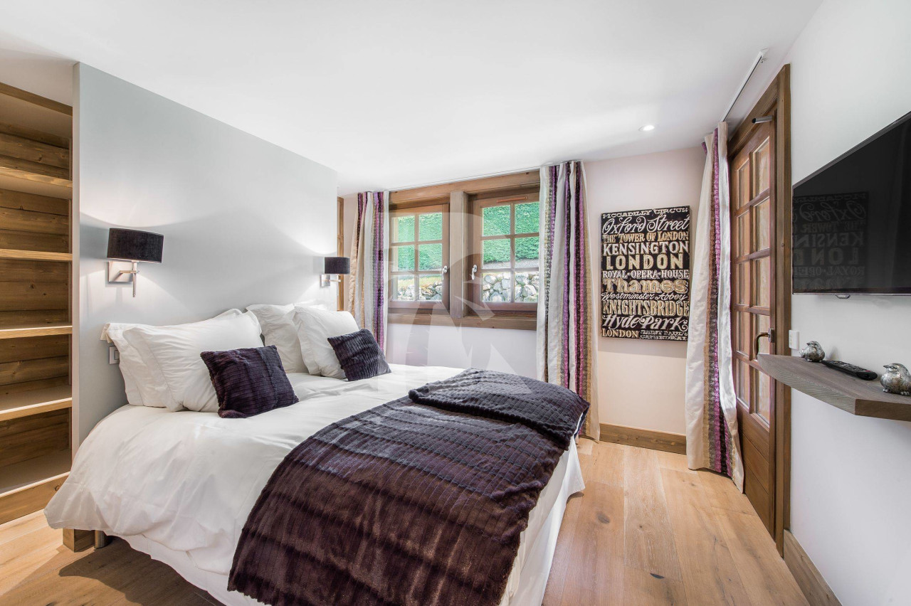 villa in Megeve : Rent this charming chalet fully renovated with contemporary decoration, 70m from the slopes in Princess area. - Photo 8