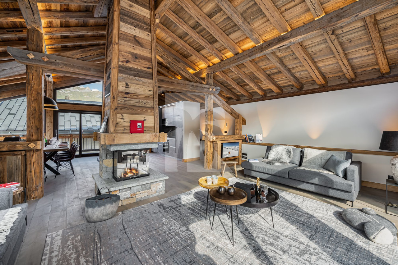 villa in St Martin de Belleville : Rent this renovated barn for 10 guest in Villarabout. - Photo 9